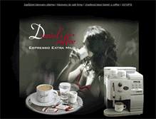 Tablet Screenshot of danielscoffee.cz